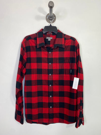 Eddie B. Red Flannel Button-Up