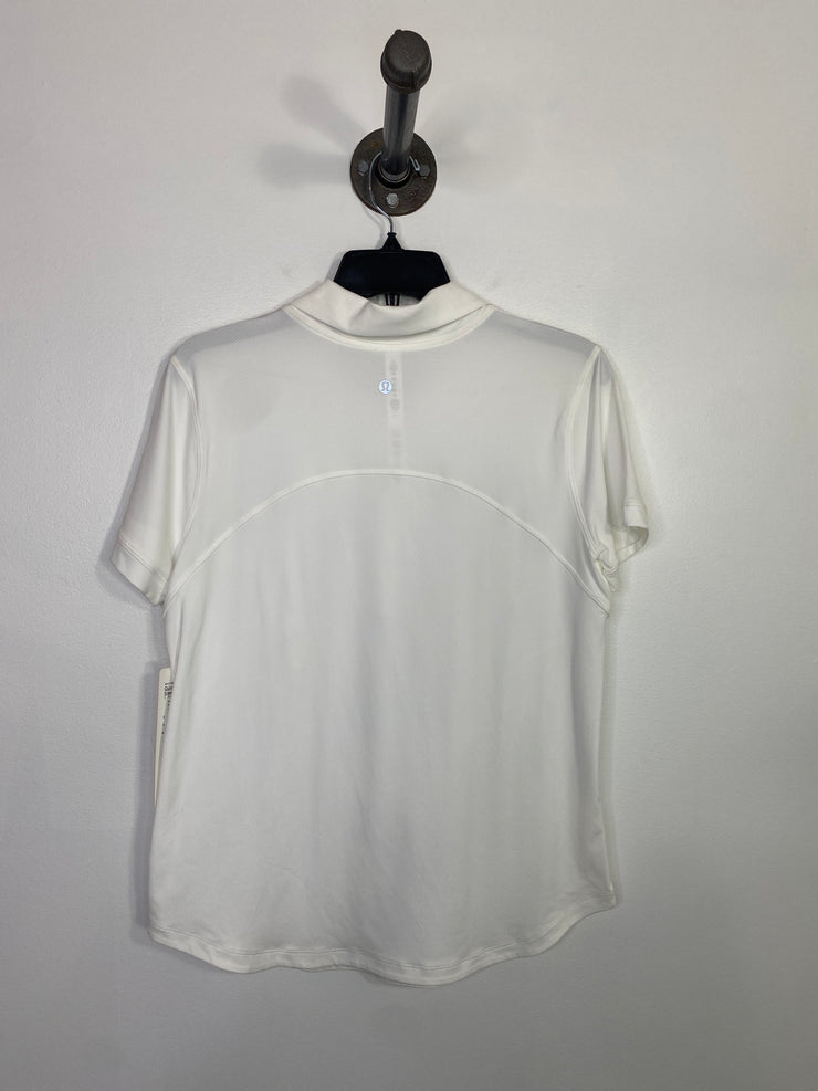 Lululemon White Polo T-Shirt