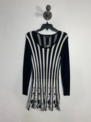 Papillon Blk/Wht Knit Dress
