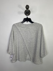 Athleta Grey Cropped Tee