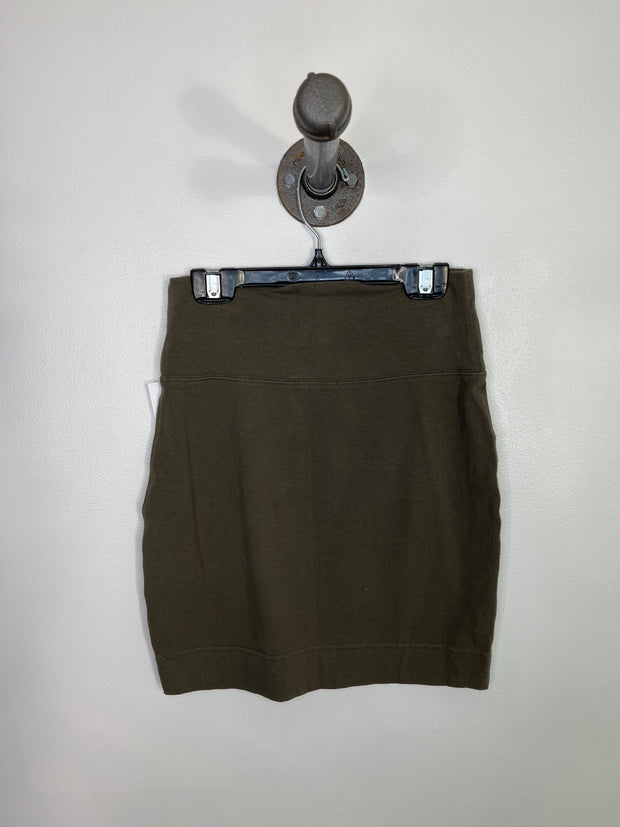 Basic House Grn Mini Skirt