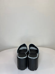 Nasty Gal Blue Chunky Heels