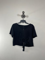 Only Black Crop Ring T-Shirt