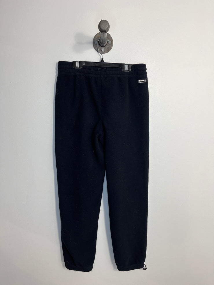 Roots Black Fleece Sweatpants