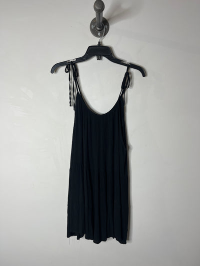 Violettas Black Linen Dress