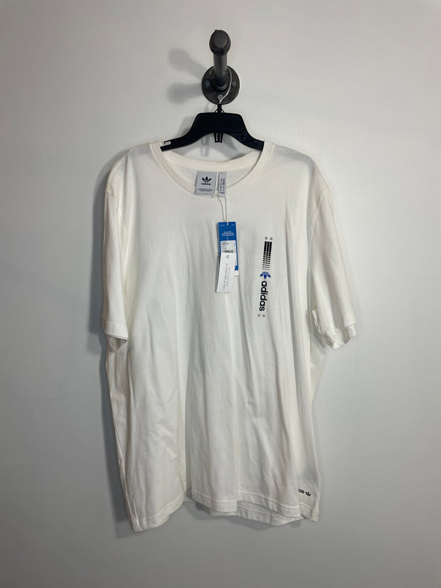 Camiseta gráfica blanca de Adidas