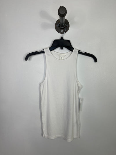 H&M White Ribbed Tank