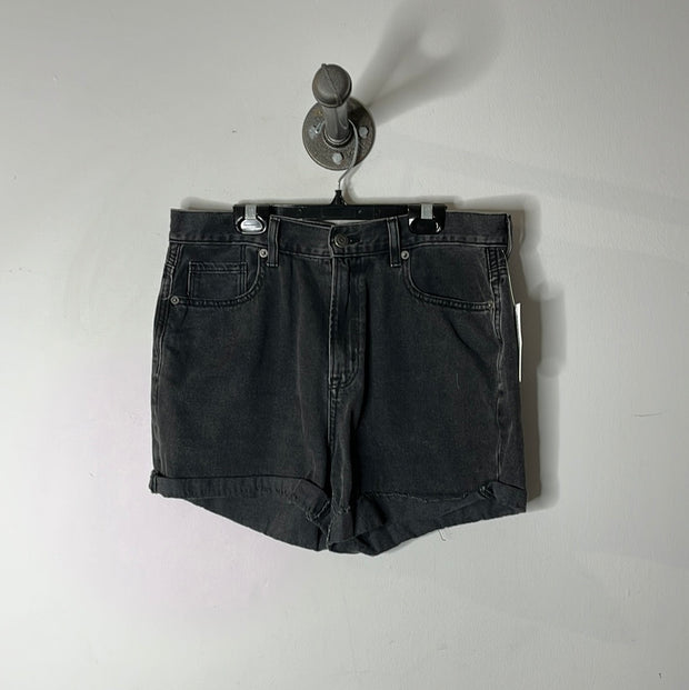 AE Black Denim Shorts