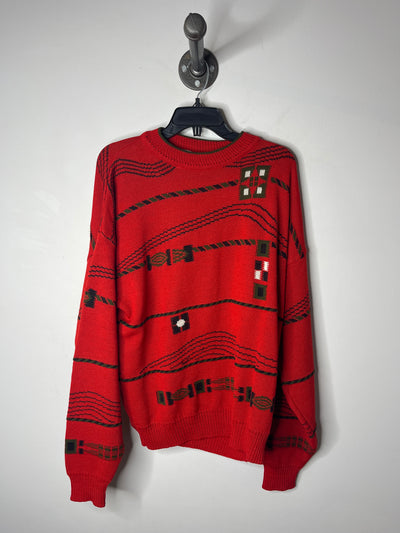 London Fog Red Sweater