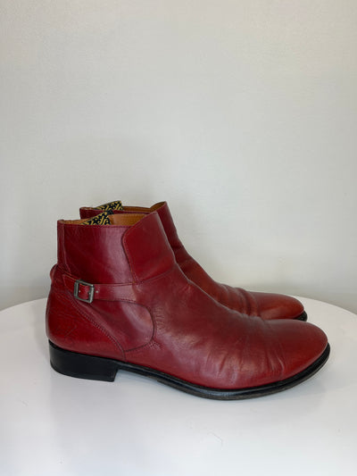 John Fluevog Red Leather Shoes