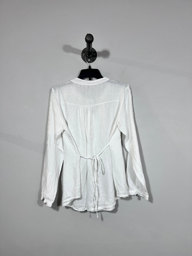 Bellambia Wht Linen Shirt