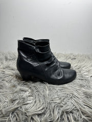 College Black Ankle Boots