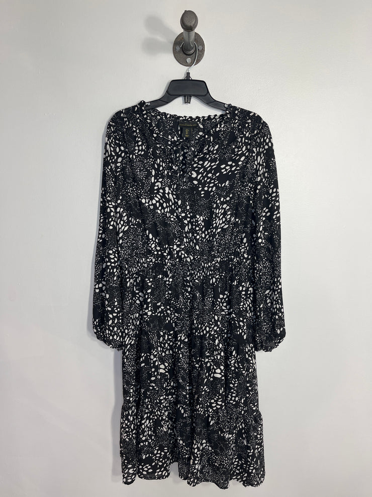 House Harlow Blk/Wht Dress