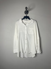 AE Oversized White Blouse