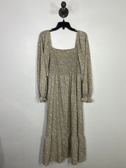 By the River Grn Floral Maxi