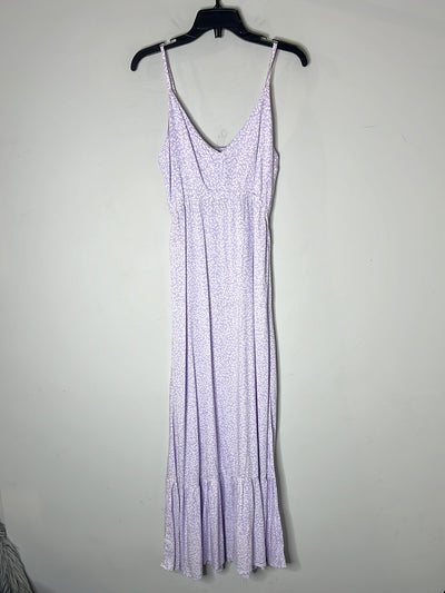 Kiwi Purple Pattern Maxi Dress