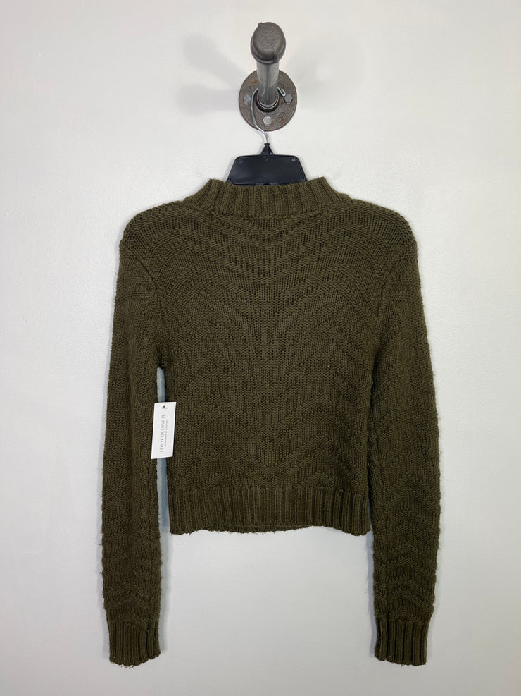 Dynamite Green Knit Sweater