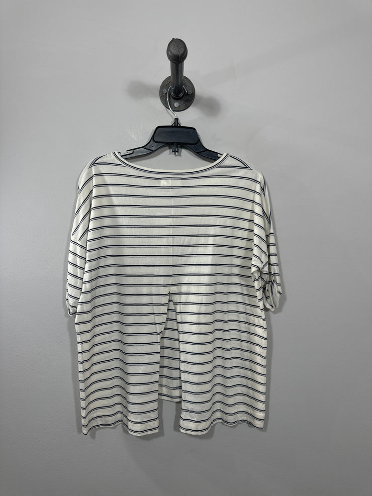 Madewell Blk/Wht Stripe TShirt