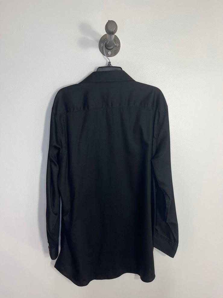 Bellissimo Blk LngSlv Buttonup