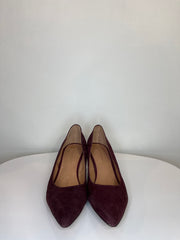 Le Chateau Maroon Kitten Heel