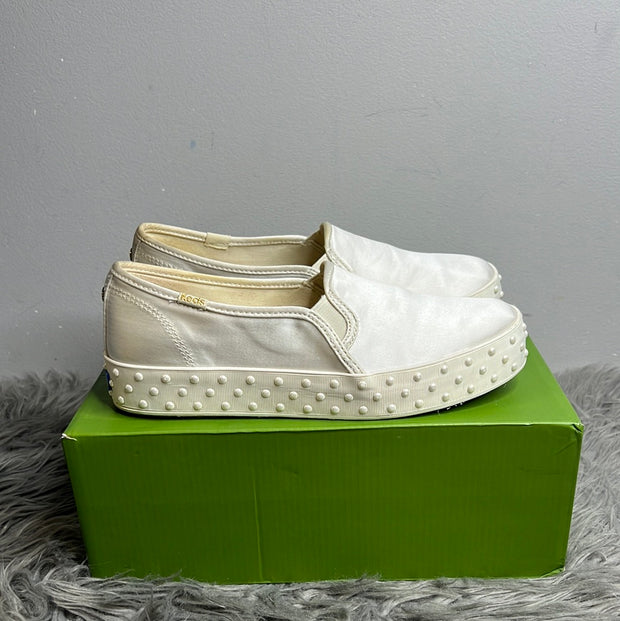 Keds Cream Slid-On Sneakers