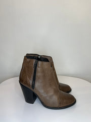 Boemos Brn Leather Ankle Boots