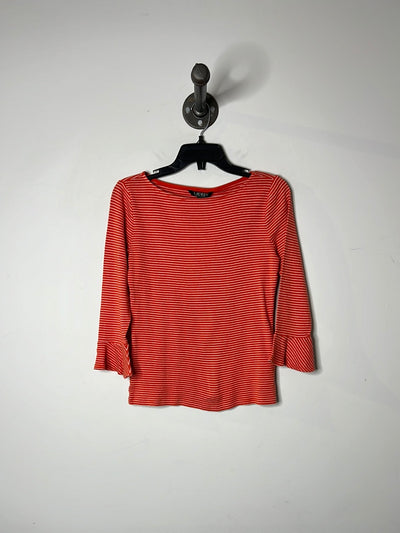 LRL Red&Wht Striped LSleeve