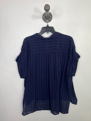 Rails Blue Striped Shortsleeve