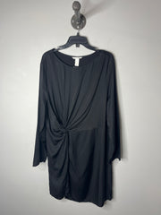 H&M Black Satin Dress