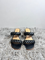 My Story Black Open Heels