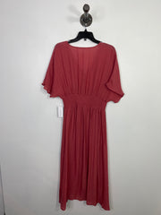 Cupshe Coral Sheer Dress