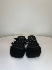 Steve Madden Blk Stud Sandals