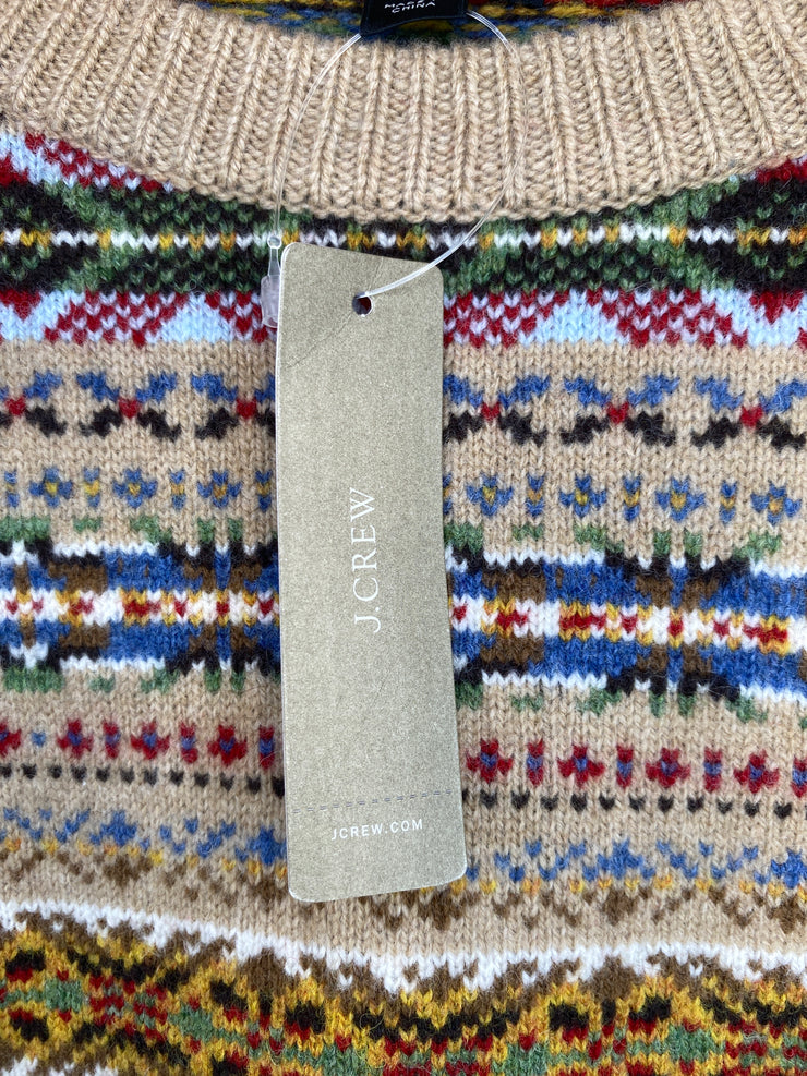 J. Crew Wool Multi-C Sweater