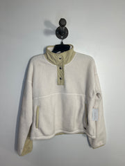 North F. White Fleece PullOver