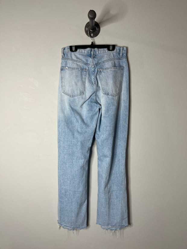 Zara Light Wash Baggy Jeans