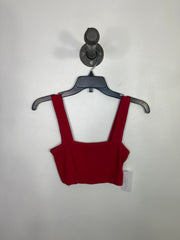 Ambiance Red Cropped Tank