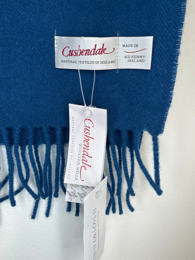 Cusbendale Blue Wool Scarf
