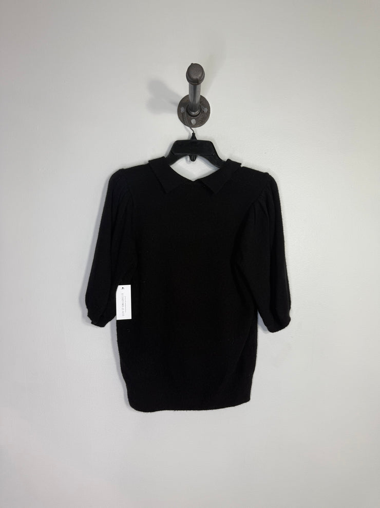 B.Young Black Knit Top