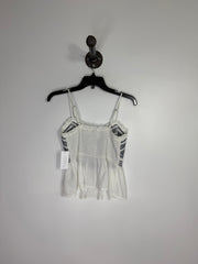 Old Navy Wht/Blue Tank Top