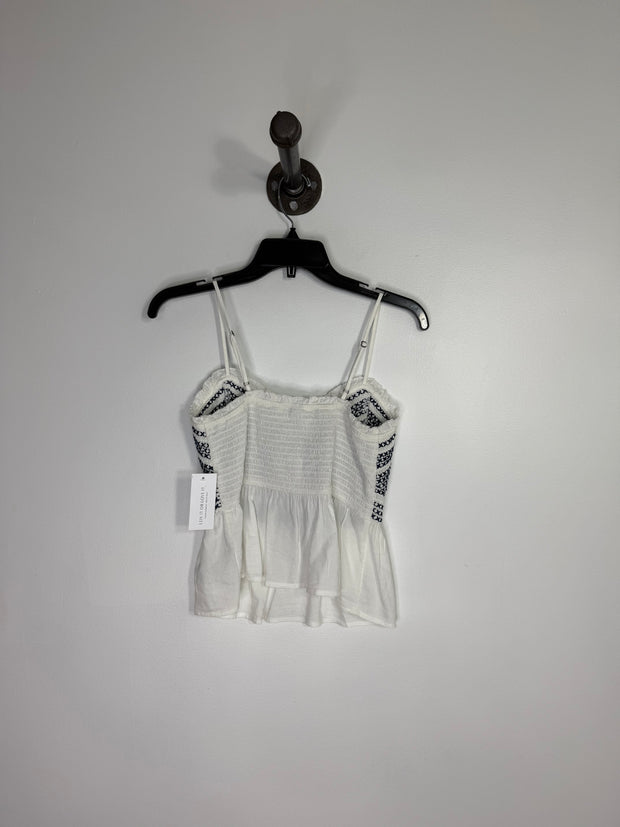 Old Navy Wht/Blue Tank Top