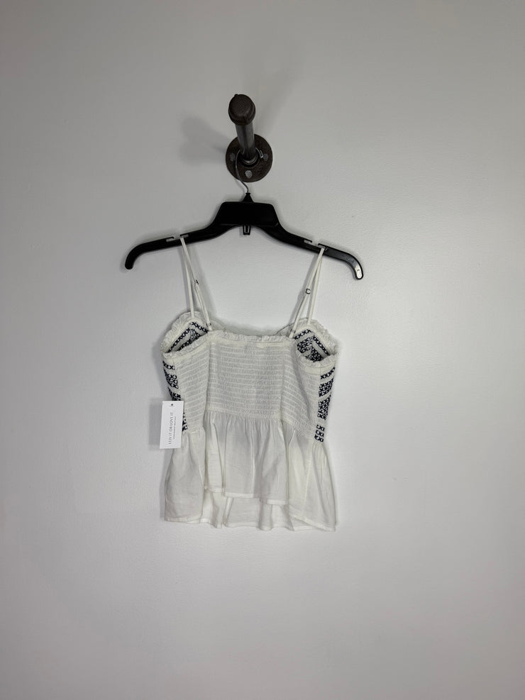 Old Navy Wht/Blue Tank Top