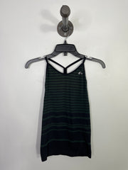 Adidas Grn/Blk Stripe Tank