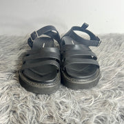 PP Black Platform Sandals