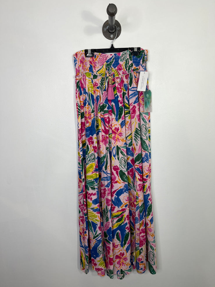 True D. Pnk Pattern Wide Pants