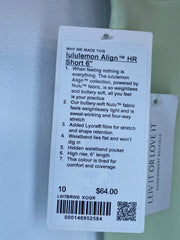 Lululemon Green Align Shorts