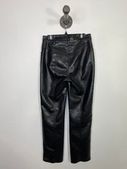 Wilfred Blk Pleather Pants