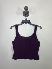 Babaton Purple Ribbed Tank