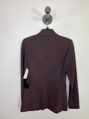 RW & CO Plum Button Blazer