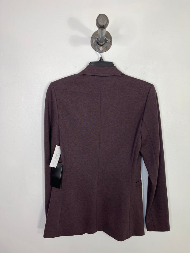 RW & CO Plum Button Blazer