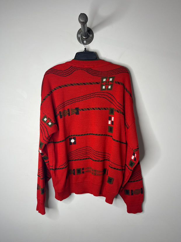 London Fog Red Sweater